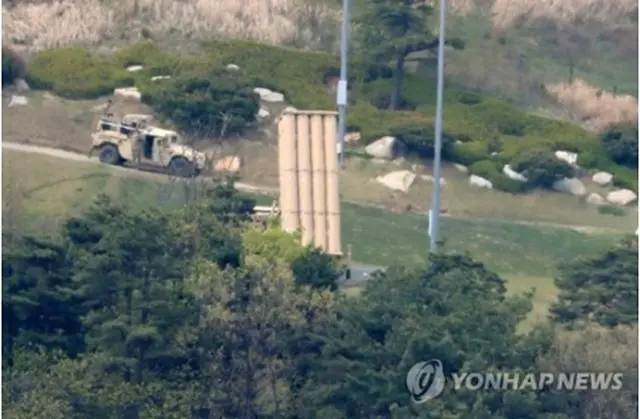 韓国に配備されたＴＨＡＡＤ＝（聯合ニュース）