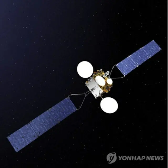 通信・放送衛星「無窮花衛星７号」（アリアンスペース提供）＝（聯合ニュース）