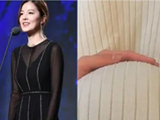 女優キム・ソンウン、第2子誕生が間近 「いつ出てきてくれるの？」