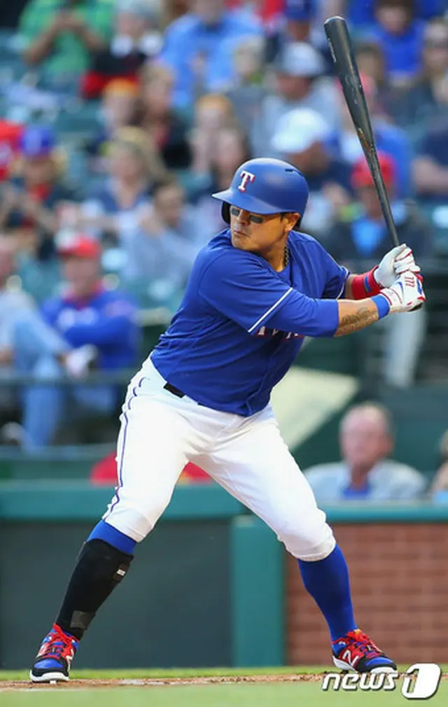 ＜MLB＞レンジャーズのチュ・シンス（秋信守）、3打数3安打と大活躍（提供:news1）