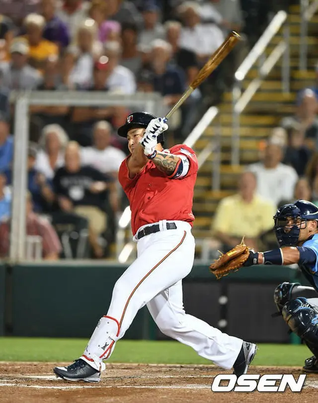＜MLB＞“2塁打爆発”パク・ビョンホ、5試合連続ヒット（提供:OSEN）