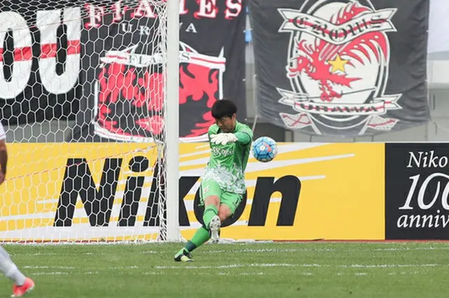 済州GKのキム・ホジュン、ACLベスト16・1戦目ベスト11に選定（提供:OSEN）