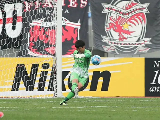 済州GKのキム・ホジュン、ACLベスト16・1戦目ベスト11に選定（提供:OSEN）