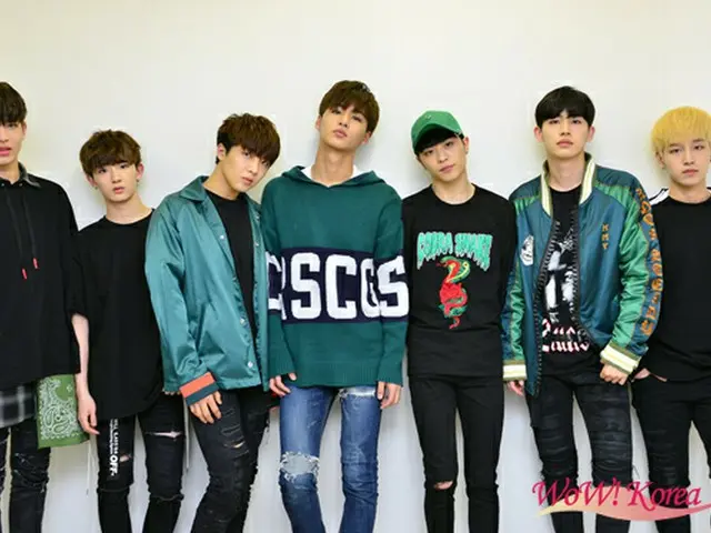 「ROMEO」左からカンミン、マイロ、ユンソン、ヒョンギョン、カイル、ミンソン、スンファン