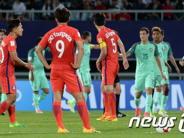 ＜サッカーU-20 W杯＞韓国代表、ポルトガルに完敗＝ベスト16で姿消す