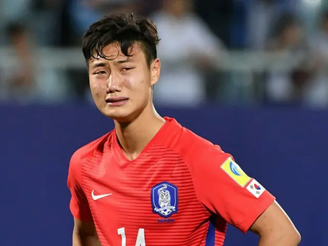 ＜サッカーU-20 W杯＞ベスト16脱落の韓国、ペク・スンホが悔し涙 「自分の実力を把握…もっと成長したい」