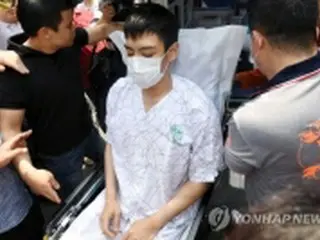 ［写真］Ｔ．Ｏ．Ｐの容体回復　集中治療室出る
