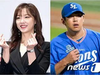 サムスン・ライオンズの投手ユン・ソンファン、女優と熱愛説浮上もハプニングで終了