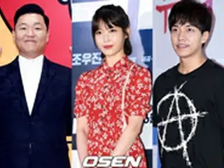 歌手IUとPSY、軍入隊中のイ・スンギのために慰問公演