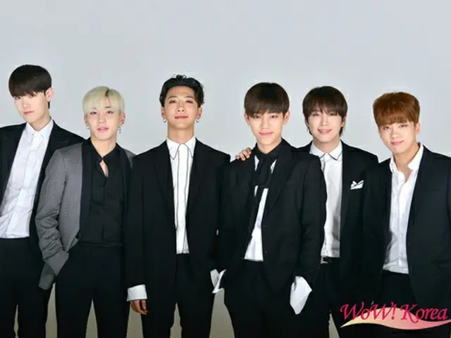 「B.A.P」左からZELO、ジョンアプ、バン・ヨングク、デヒョン、ヒムチャン、ヨンジェ