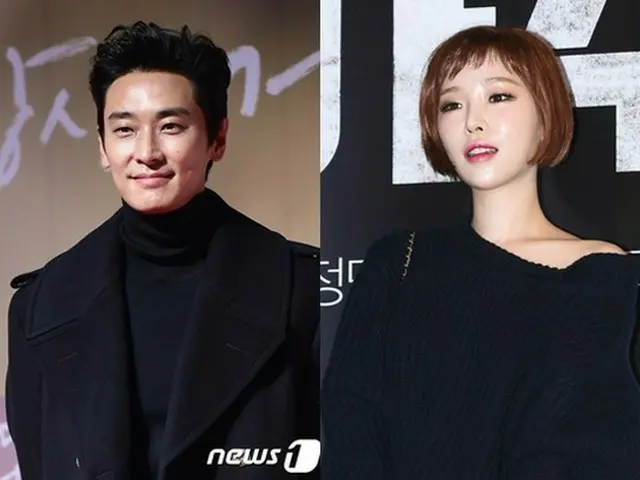 破局説が浮上していた韓国俳優チュ・ジフン（35）とガールズグループ「Brown Eyed Girls」ガイン（29）が破局を認めた。（提供:news1）