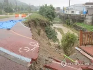 全国で大雨　被害相次ぐ＝韓国