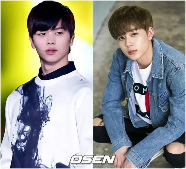 「プロデュース101」シーズン2出演ユ・ソンホ（写真右）、ソンジェ（BTOB）と同伴CM撮影（提供:OSEN）