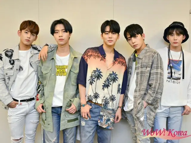 「MYNAME」左からセヨン、ジュンQ、インス、チェジン、コヌ