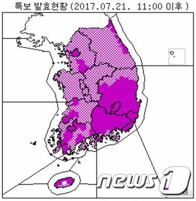 韓国でも厳しい暑さ続く… 全国各地に「猛暑特報」