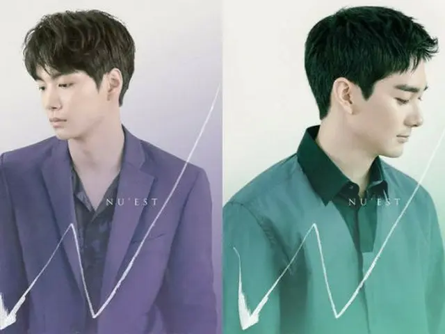 23日、「NU‘EST」が公式SNSチャンネルを通じて、「NU‘EST W」のメンバー4人のうち、JRとアロンの個人プロフィールのイメージを公開した。（提供:OSEN）