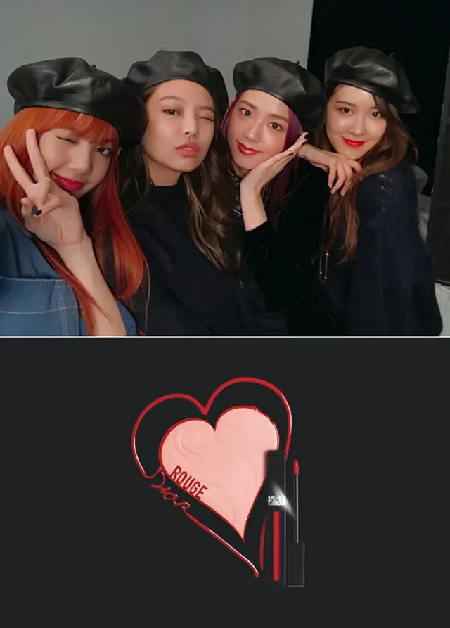 韓国出身のガールズグループ「BLACKPINK」とセレブリティたちが愛用しているディオール（パルファン・クリスチャン・ディオール・ジャポン株式会社）とのタイアップが発表された。（オフィシャル）