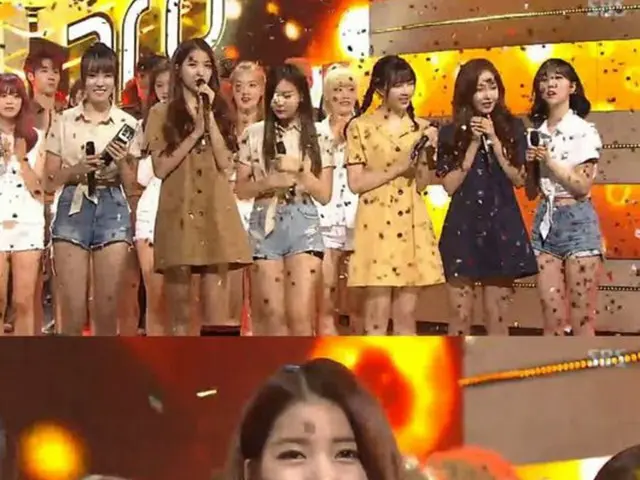 13日午後に放送されたSBS「人気歌謡」で、「GFRIEND」の新曲「Love Whisper」が1位を獲得した。（提供:OSEN）