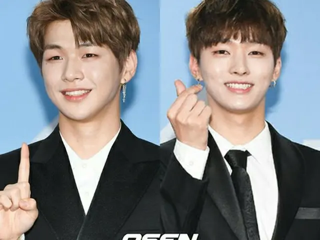 韓国ボーイズグループ「Wanna One」メンバーのカン・ダニエルとユン・ジソンが、MMOエンターテインメント傘下の独立レーベルを立ち上げる。（提供:OSEN）