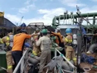 韓国南部の造船所で爆発事故　４人死亡