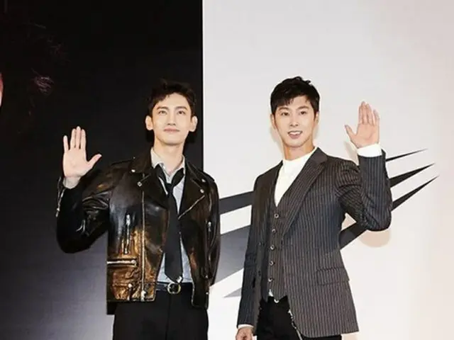 韓国の人気グループ「東方神起」が香港記者会見も成功裏に終了し、2年ぶりの活動再開を知らせた。（提供:OSEN）