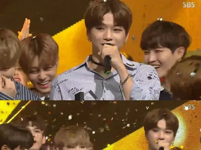 「Wanna One」が「人気歌謡」で2週連続1位に輝き、11冠を達成した。（提供:OSEN）
