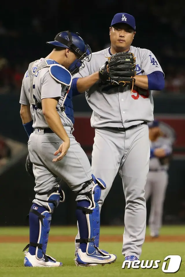 ＜MLB＞今季7敗目のリュ・ヒョンジン、「制球が思い通りにいかなかった」（提供:news1）