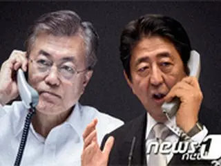 文大統領、安倍首相と20分間の電話会談 「北が痛感する実質的な対応措置が必要」