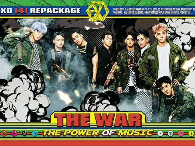 新曲「Power」を公開した韓国ボーイズグループ「EXO」が、再び記録更新を狙っていく。（提供:OSEN）