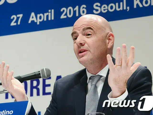 FIFA会長、9大会連続でW杯出場決めた韓国代表へ祝賀メッセージ