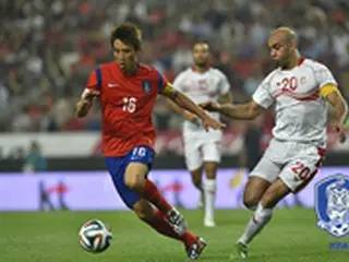 サッカー韓国代表、10月10日チュニジアと親善試合を決定