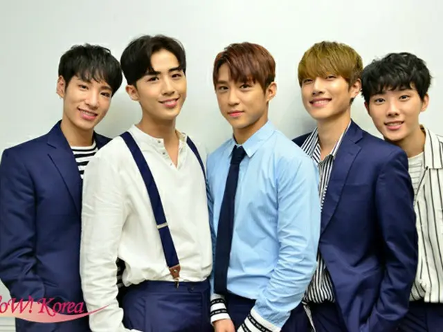 「A-JAX」左からユニョン、スンヨプ、ドウ、ジュンヒ、スンジン