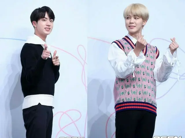 「防弾少年団」ジン&ジミン、JTBC「冷蔵庫をお願い」に出演=10月放送予定(提供:OSEN)