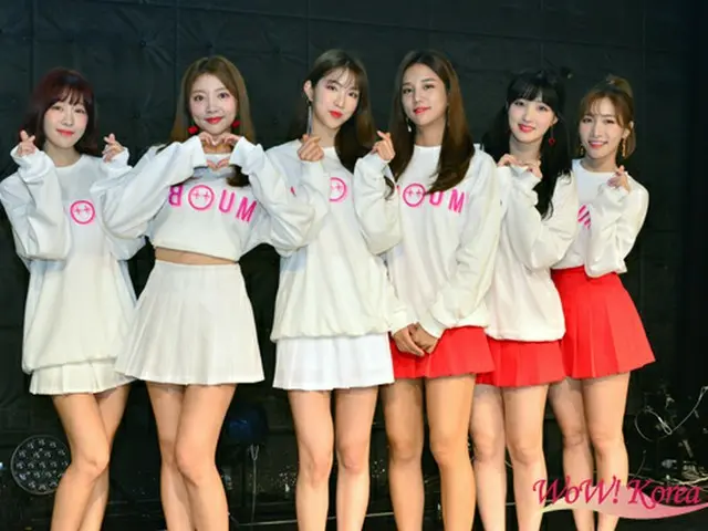 「LABOUM」左からユジョン、ヘイン、ジエン、ソルビン、ユルヒ、ソヨン