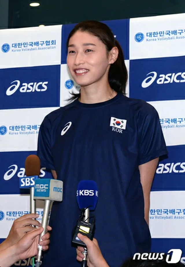 ＜女子バレー＞キム・ヨンギョン、「これかれが新しいスタート…もっとよくなるという期待感」（提供:news1）