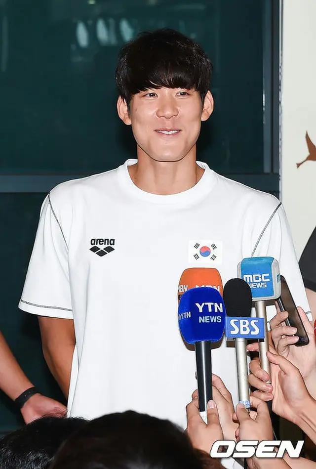 ＜水泳＞パク・テファン、美人舞踊学生との熱愛認める（提供:OSEN）