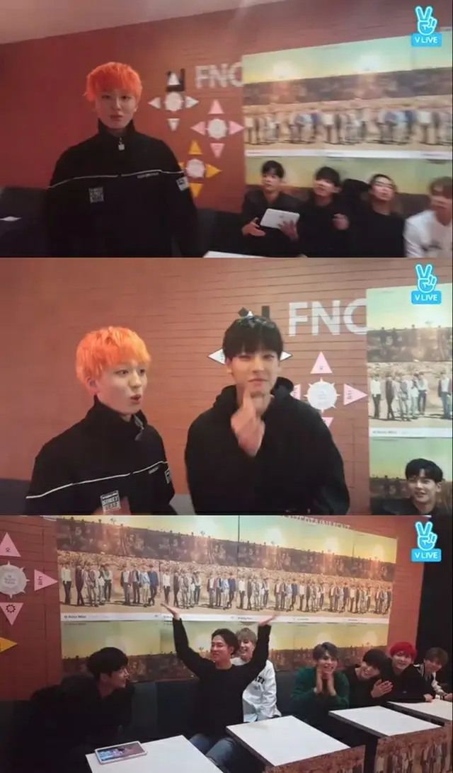 韓国ボーイズグループ「SF9」が、新曲発表前のネット放送でファンと交流を深めた。（提供:news1）