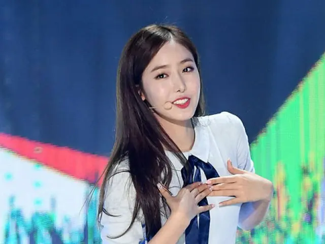 韓国ガールズグループ個人ブランド2017年10月のビッグデータ分析結果、1位になった「GFRIEND」シンビ。（提供:OSEN）