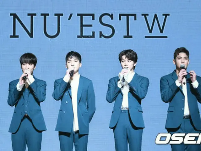 最近の歌謡界で最もホットな「NU’EST W」。（提供:OSEN）