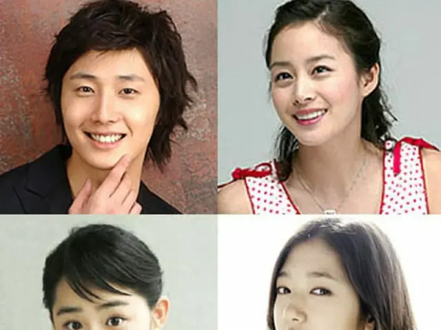 写真左上＝チョン・イルウ、左下＝ムン・グニョン、右上＝キム・テヒ、右下＝パク・シネ