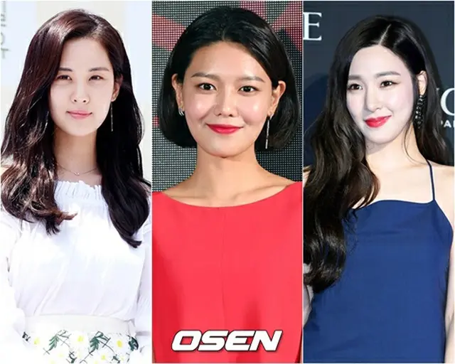 韓国ガールズグループ「少女時代」を脱退したメンバーたちの芸能生活第2幕を本格的に始めるようだ。左からソヒョン、スヨン、ティファニー（提供:OSEN）