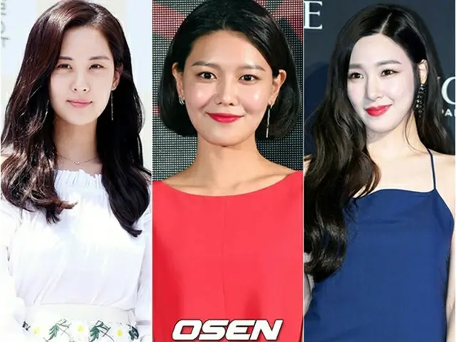 韓国ガールズグループ「少女時代」を脱退したメンバーたちの芸能生活第2幕を本格的に始めるようだ。左からソヒョン、スヨン、ティファニー（提供:OSEN）