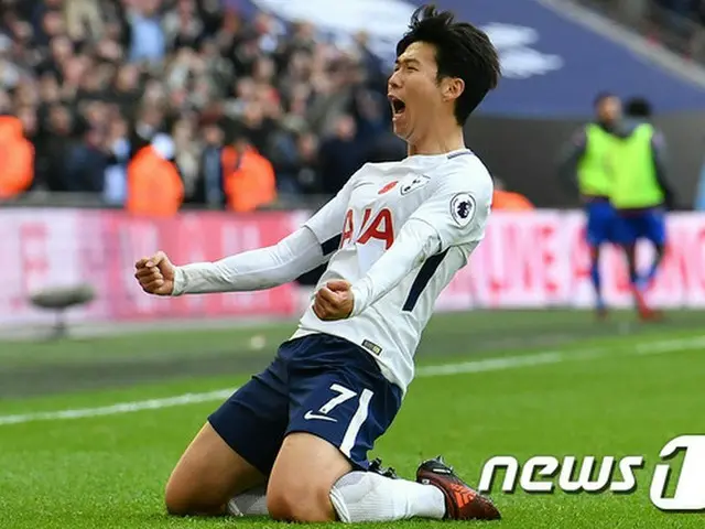 ＜サッカー＞“EPL通算20ゴール”ソン・フンミン、「記録達成できうれしい」（提供:news1）