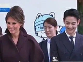 「SHINee」ミンホ、メラニア・トランプ夫人と共に平昌冬季オリンピックを応援