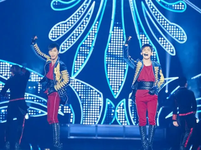 「東方神起」が3度目の日本5大ドームツアーの幕を開けた。（提供:OSEN）