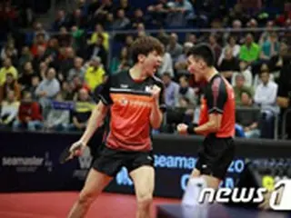 イ・サンス－チョン・ヨンシクペア、独オープン卓球男子ダブルスで優勝＝日本ペアに逆転勝ち