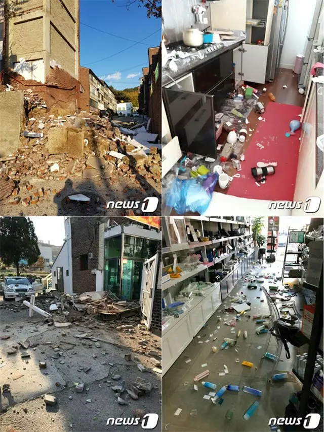 15日午後2時29分、韓国・浦項市（ポハンシ）北区（プック）北に9キロの地域でマグニチュード（M）5.4の強い地震が発生し、被害が心配されている。