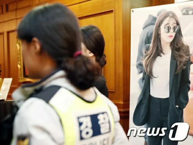 韓国ガールズグループ「Apink」チョン・ウンジ（24）が出席するJTBC金土ドラマ「アンタッチャブル」の制作発表会に爆発物に関する通報があり、警察が出動した。