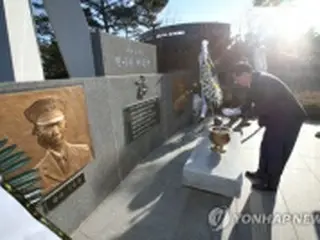 北朝鮮砲撃事件から７年　犠牲者４人の追悼式典＝韓国