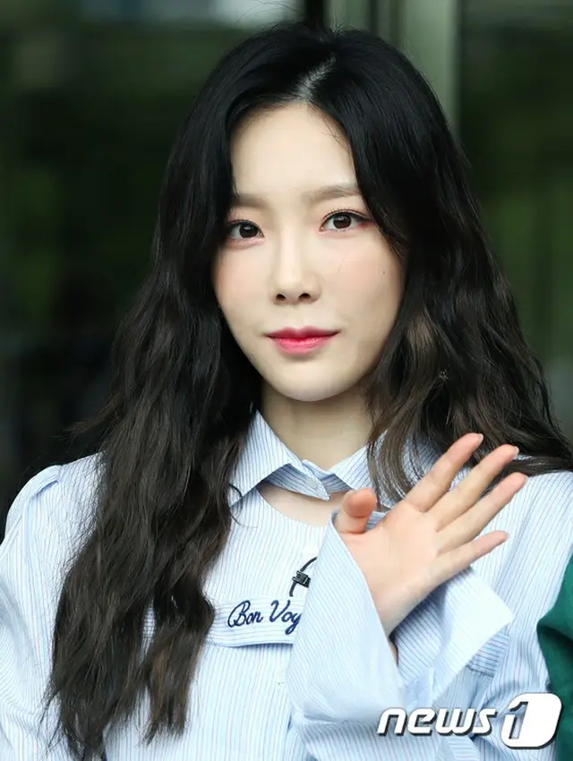 韓国ガールズグループ「少女時代」メンバーのテヨン（28）が、玉突き事故を起こした。（提供:news1）